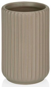 Ποτηροθήκη Stripe LBTAH-BA68153 Φ9x11cm Beige Andrea House Ceramic