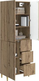 vidaXL Σέτ Ντουλαπιών 2 τμχ. Artisan Δρυς Επεξεργασμένο Ξύλο