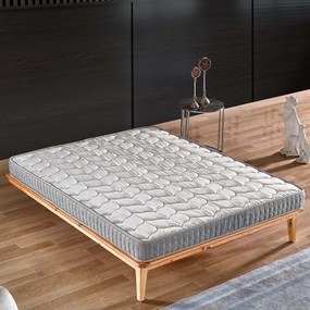 Stewehome Διπλό Στρώμα Ύπνου Φυσικής Άνεσης Γκρι 160x200x14 cm