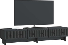 VidaXL Ντουλάπι TV 147 x 34,5 x 30 εκ Μαύρο Επεξεργασμένο Ξύλο