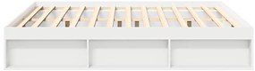 vidaXL Πλαίσιο Κρεβατιού Λευκό 180 x 200 εκ. Super King