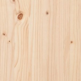 Κρεβάτι Βιβλιοθήκη Χωρίς Στρώμα 90x190 εκ Μασίφ Ξύλο Πεύκου 3322158
