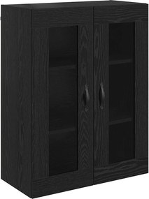 vidaXL Highboard Μαύρη Οξυά 69,5 x 34 x 90 εκ. Επεξεργασμένο Ξύλο