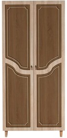 Ντουλάπα Δίφυλλη Stil 869VEL4238 90x52x192cm Oak-Brown Two Door
