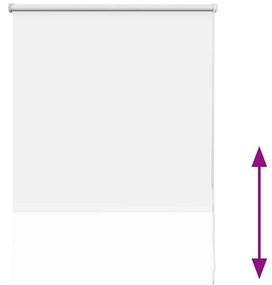 Ρολέρ Μπλακάουτ Λευκό 75x130 εκ. Πλάτος υφάσματος 70,7 εκ. - Λευκό