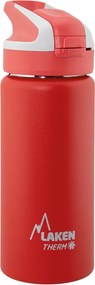 Παγούρι - Θερμός 500ml Με Καλαμάκι Laken Κόκκινο