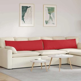 vidaXL Μαξιλάρι Καναπέ 2 pcs Κόκκινο 145 x 40 εκ. ύφασμα