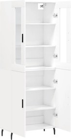 vidaXL Ντουλάπι Λευκό 69,5x34x180 εκ. από Επεξεργασμένο Ξύλο