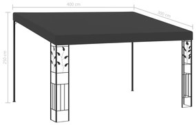 ΚΙΟΣΚΙ ΕΠΙΤΟΙΧΙΟ ΑΝΘΡΑΚΙ 4 X 3 X 2,5 Μ. 48001