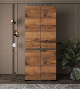 Ντουλάπα Καρυδί DREIN 90x52x210