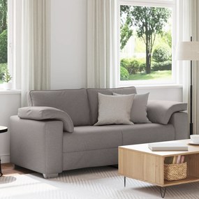 vidaXL Kαναπές Loveseat σε ταμπά - 140 εκ, υφασμάτινος