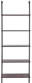 VEVOR Industrial Square Pipe Shelf 5 Tier 24x11.8in Wall-Mount for Bedroom
