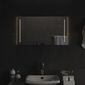vidaXL Καθρέφτης Μπάνιου με LED 40x70 εκ.