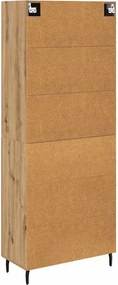 vidaXL Highboard 2 τμχ. Artisan Oak 69,5 x 34 x 180 εκ.
