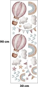 Παιδικά Αυτοκόλλητα Τοίχου Sipo Balloons SIP-WS63040