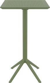 SKY OLIVE GREEN BAR 60Χ60Χ108εκ.ΠΤΥΣ/ΝΟ ΤΡΑΠ. ΠΟΛ/ΝΙΟΥ