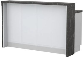 Πάγκος νησίδας Evora-Μήκος: 160 εκ.-Black stone
