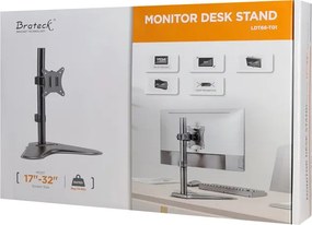 BRATECK βάση γραφείου οθόνης LDT66-T01, 17-32", έως 9kg