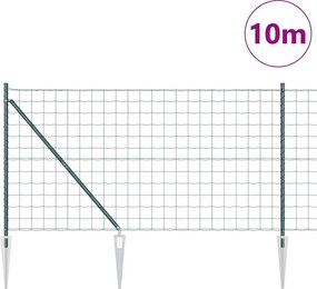 vidaXL Συρματόπλεγμα με ακίδες 10 x 1,4 μ. (Π x Υ)