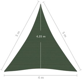 ΠΑΝΙ ΣΚΙΑΣΗΣ ΣΚΟΥΡΟ ΠΡΑΣΙΝΟ 4 X 5 X 5 Μ. ΑΠΟ HDPE 160 ΓΡ./Μ² 311481