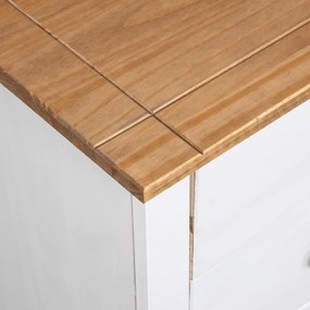 vidaXL Μπουφές Λευκός 46 x 40 x 89 εκ. από Ξύλο Πεύκου Σειρά Panama