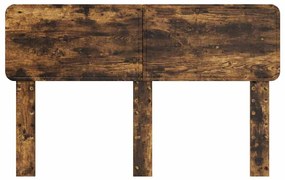 vidaXL Κεφαλάρι Καπνιστό Δρύς 150 cm Επεξεργασμένο ξύλο