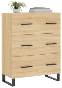vidaXL Ντουλάπι Sonoma Δρυς 69,5 x 34 x 90 εκ. από Επεξεργασμένο Ξύλο