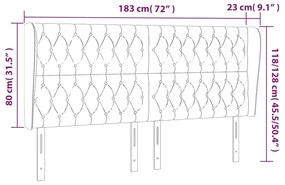 ΚΕΦΑΛΑΡΙ ΜΕ ΠΤΕΡΥΓΙΑ ΣΚΟΥΡΟ ΓΚΡΙ 183X23X118/128 ΕΚ. ΒΕΛΟΥΔΙΝΟ 3118353