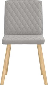 vidaXL Καρέκλες τραπεζαρίας 6 τεμ Cloud Grey Fabric