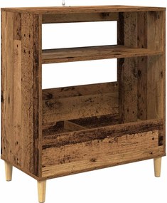 vidaXL Βάση πικάπ Παλαιωμένο ξύλο 71 x 39,5 x 83 εκ.