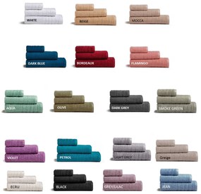 Πετσέτα Χεριών (30x50) Melinen Fresca 500gsm Καφέ