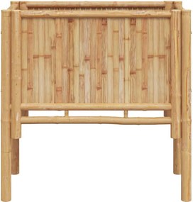 vidaXL Ανεβασμένο Κρεβάτι Καφέ 70 x 35 x 70 εκ. Μπαμπού