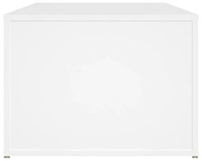 Τραπεζάκι Σαλονιού Λευκό 100 x 50 x 36 εκ. Επεξεργασμένο Ξύλο - Λευκό