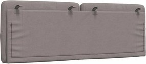 vidaXL Μαξιλάρι για Κεφαλάρι Taupe 120 εκ. Υφασμάτινο