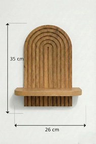 Ράφι Τοίχου Δρυς BIZIDOR 26x13x35