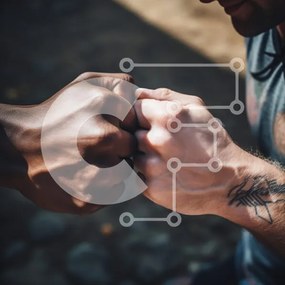 Intra Συλλεκτικό Ξύλινο Παζλ Plywood 4mm - Γροθιές που έρχονται μαζί στην ενότητα Σε Ξύλινο Κουτί - Διαστάσεις Puzzle: 10x10 cm – 25 κομμάτια