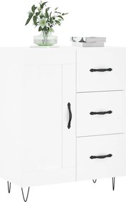 vidaXL Ντουλάπι Λευκό 69,5 x 34 x 90 εκ. από Επεξεργασμένο Ξύλο