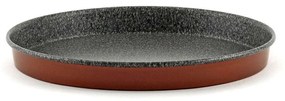 Ταψί Πίτσας Με Αντικολλητική Επίστρωση Πέτρας 04.90.38 Φ38x3,1cm Red Keystone Αλουμίνιο