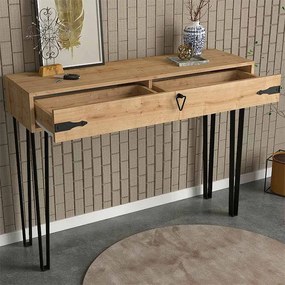 Κονσόλα Cenova Megapap χρώμα sapphire oak 120x35x89,8εκ.