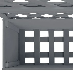 vidaXL Καφασωτά Γκρι 2 τεμ. 65 x 33x 135 εκ. από WPC