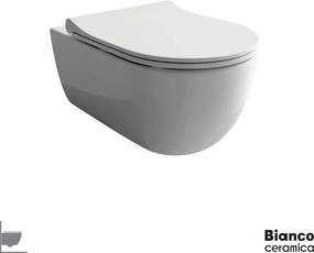 Bianco Ceramica Nora 54,5 Rimless 3416000SC - Κρεμαστη Λεκανη