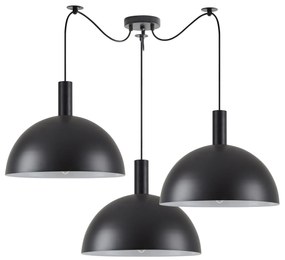 SE21-BL-4-BL3-MS40 ADEPT TUBE Black Metal Shade Pendant+ HOMELIGHTING 77-8499