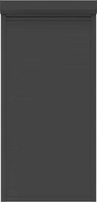 vidaXL Ρολό εισόδου Ανθρακί 100 x 210 cm Αλουμίνιο και Πολυουρεθάνη