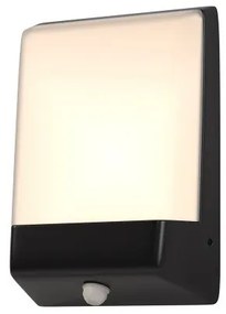 Απλίκα Φωτιστικό Τοίχου LED 9W Ανθρακί IP44 Ανιχνευτής Κίνησης Αισθητήρας Row O448WL-L9GF3KSR Maytoni O448WL-L9GF3KSR Ανθρακί