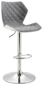 Σκαμπό Μπαρ 90 Grey (Σ2) 43.2207 Metal,Fabric,Pu