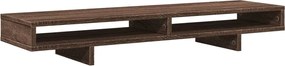 vidaXL Βάση Οθόνης Καφέ Δρυς 100x27x15 εκ. από Επεξ. Ξύλο