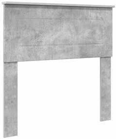 vidaXL Κεφαλάρι Σκυρόδεμα Γκρι 75 cm Επεξεργασμένο ξύλο