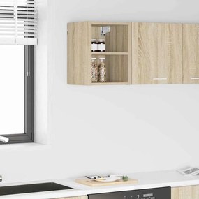 vidaXL Κρεμαστό ντουλάπι με αποθήκευση Δρύς Sonoma 30 x 29,5 x 40 εκ.