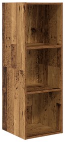 vidaXL Σετ επίπλου τηλεόρασης 4 pcs Παλιό ξύλο 37 x 37 x 142.5 εκ