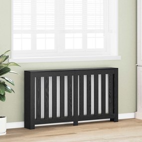 vidaXL Καπάκι Καλοριφέρ Μαύρη Οξυά 149 x 20 x 82 cm Επεξεργασμένο ξύλο
